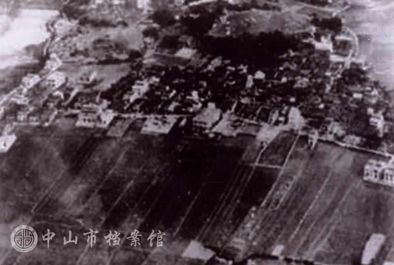 图3：20世纪40年代航拍的北台村（中山市档案馆藏）副本.jpg